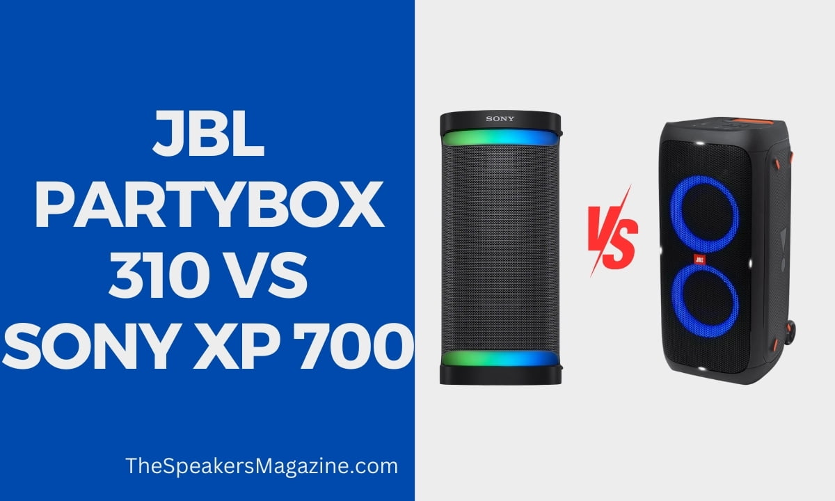 JBL Partybox 310 vs Sony XP 700