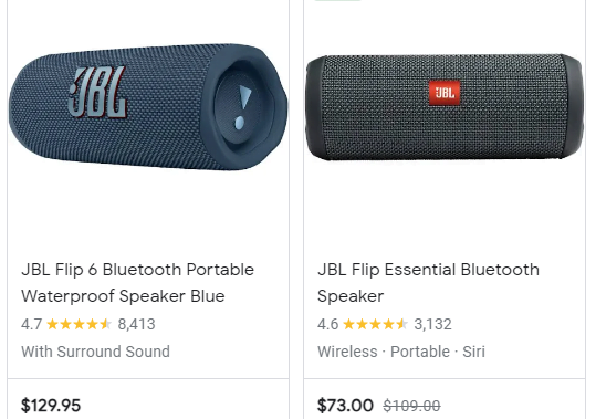 JBL Flip Essential vs JBL Flip 6 price
